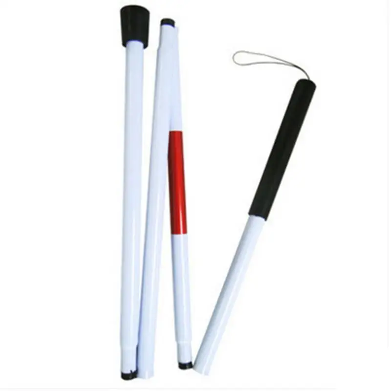 Folding Blind Guide Stick Visually Impaired Crutch Cane Blind Walking