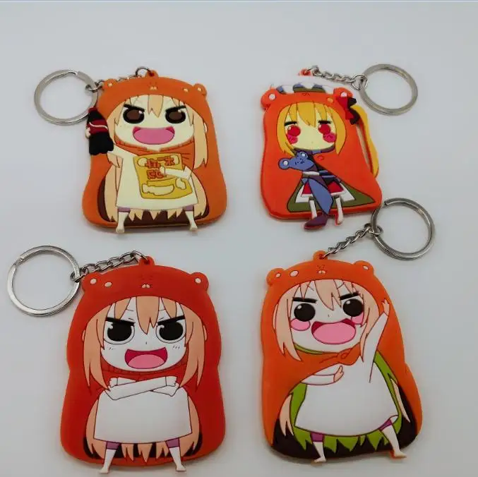 Гимуто! Umaru chan cos двойной пвх брелок японское аниме оранжевый Doma key chian для мужчин и