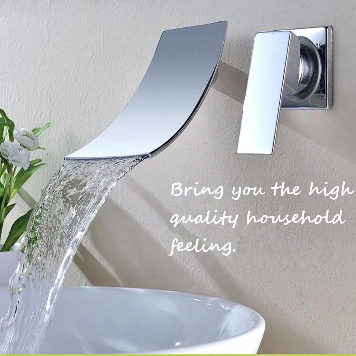 Kitchen Faucet Wall Mounted Kitchen Faucet Cold and Hot Kitchen Sink Tap Modern Brass Bathroom Hotel Single Holes Faucet Kitchen Faucet Wall Mounted Kitchen Faucet Cold and Hot Kitchen Sink Tap Modern Brass Bathroom Hotel Single Holes Faucet