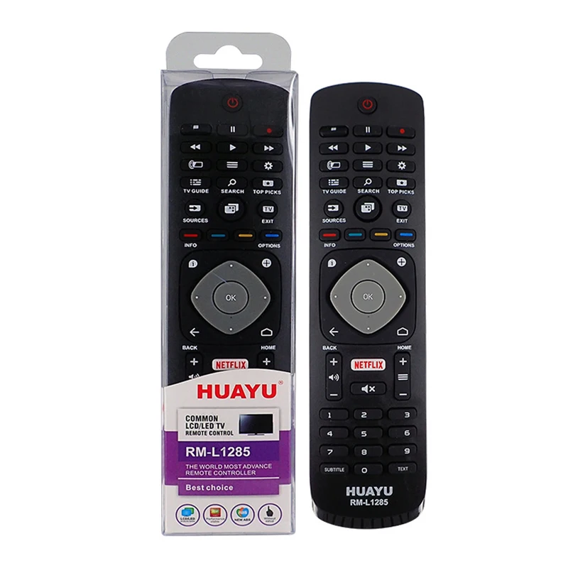 HUAYU универсальный пульт дистанционного управления Rm L1285 для Philips Lcd/Led/Plasma Tv +