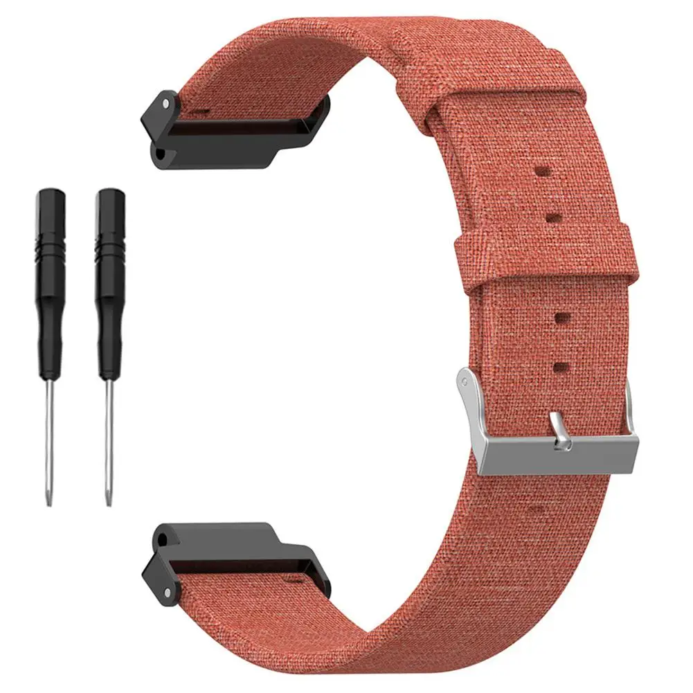 Для Garmin Forerunner 220 230 235 630 620 735 Смарт часы холщовые спортивные ремешок на запястье