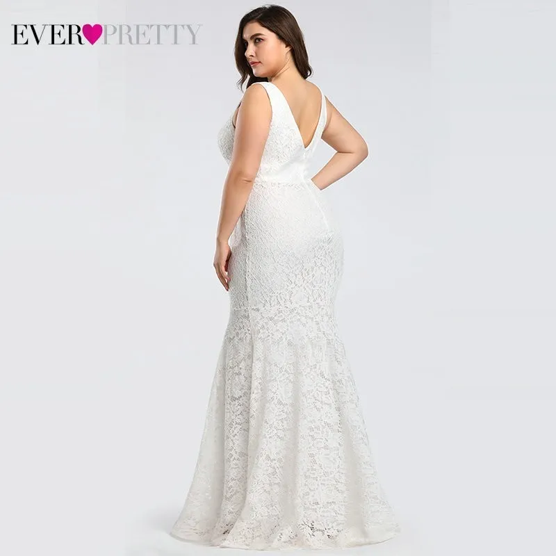 US $40.07 Corset Lace Mermaid Wedding Dresses 2020 EverPretty Design Simple Elegant Wedding Gowns For Bride Dress Boda Robe De Mariee