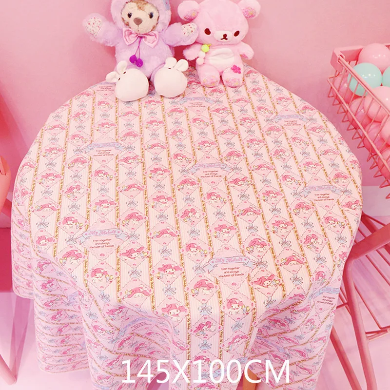 

145x100CM Cartoon Tablecloth Waterproof Rectangular Table Cloth My Melody Kitchen Dining Table Covers For Kids Christmas Gifts