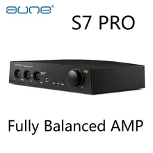 Aune S7 Pro обновленный полностью сбалансированный усилитель Настольный Hifi HD Loseless музыкальный усилитель для наушников Amp 3400 МВт/32