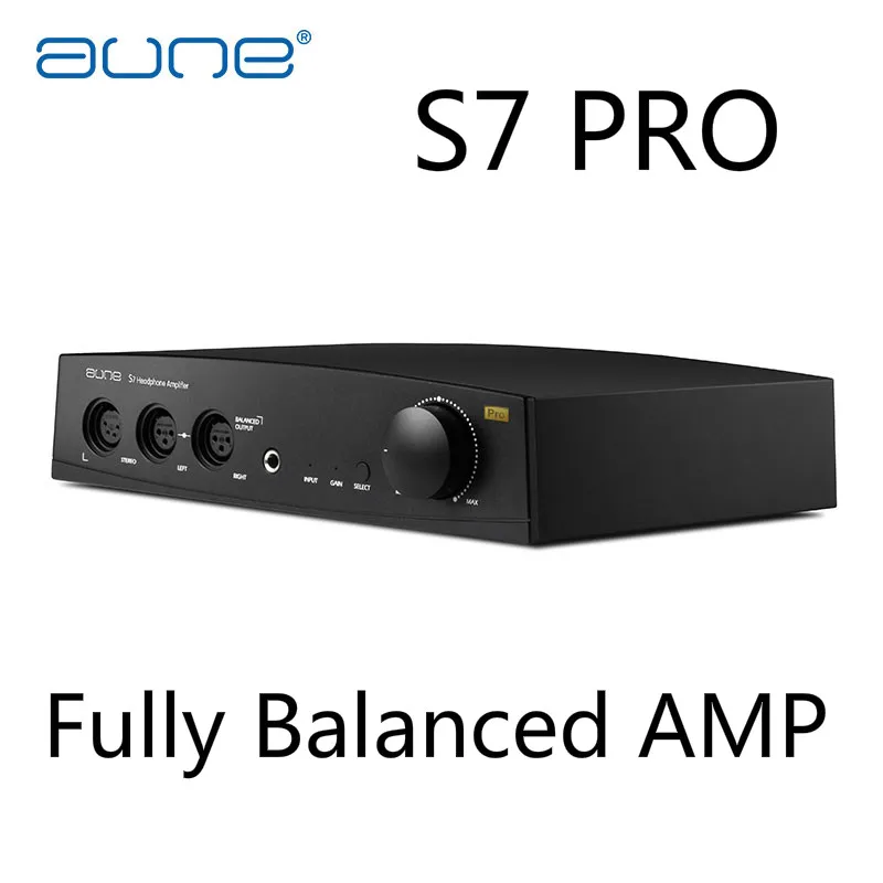 

Aune S7 Pro Updated Fully Balanced Amp Desktop Hifi HD Loseless Music Headphone Amplifier AMP 3400mW/32