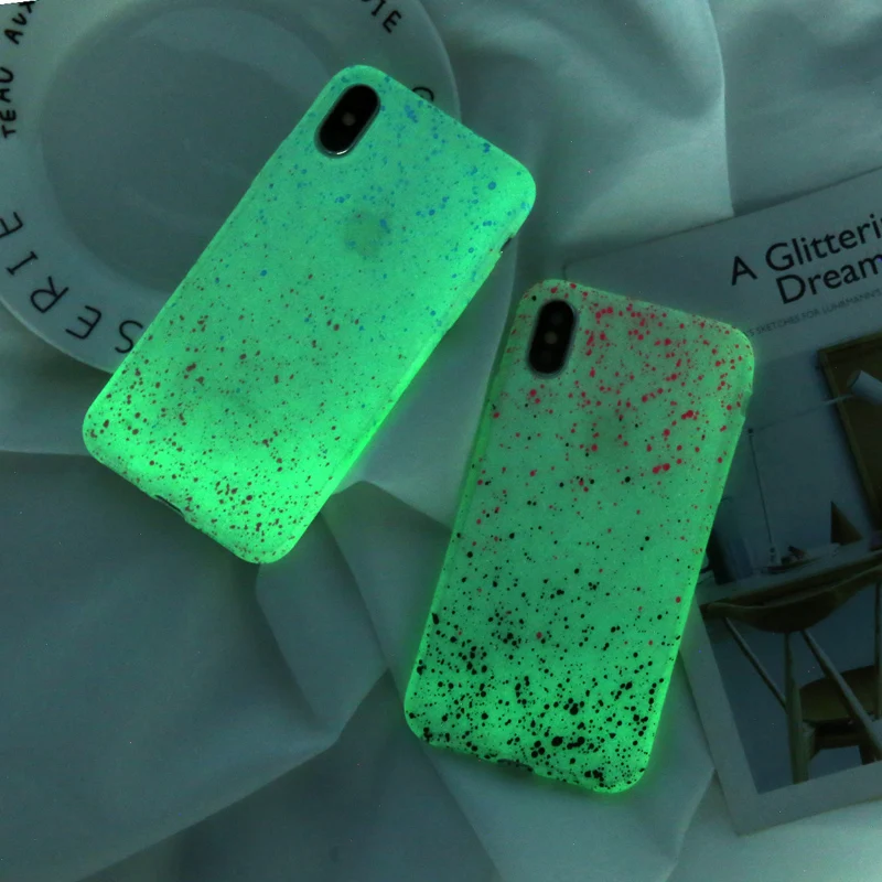 Moskado световой телефон чехол для iPhone 6 S 7 8 Plus X XR XS Max с градиент Цвет волны Точка