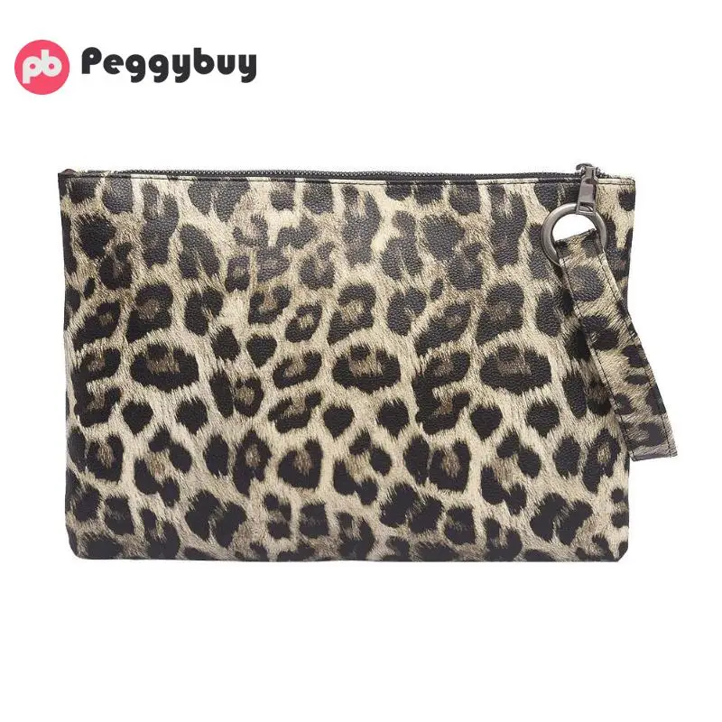 Leopard клатч из кожи Hanbags молнии Портмоне женские вечерние клатч Сумки Женская сумка-конверт сумка женская carteras Новый