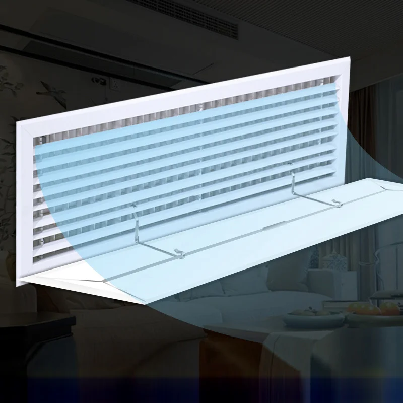 

Sidewall-type Central Air Conditioning Windshield Indoor Ceiling AC Deflector Anti-direct Blowing Baffle Fabric Craft WC001