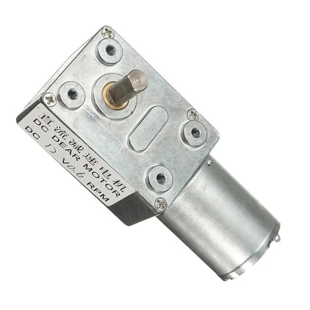

DC 12V 0.6rpm Reversible High Torque Turbo Worm Gear Motor GW370 DC Reducer Motor