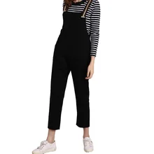 Черный рваные джинсовые комбинезоны джинсы для женщин для плюс размеры джинсы комбинезон для высокой талии свободные широкие брюки комбинезон Биб Джинс