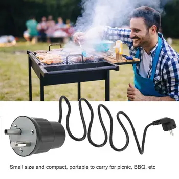 

Portable BBQ Roast Rotisserie Grill Rotator Outdoor Barbecue Tool Accessories Home Party Outdoor BBQ Accessories