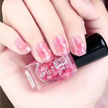 

8ml Soak Off Nail Polish Water-based Sequins LED UV Gel Nail Gel Long Lasting Gel Lacquer for Children Pregnant Women #1114