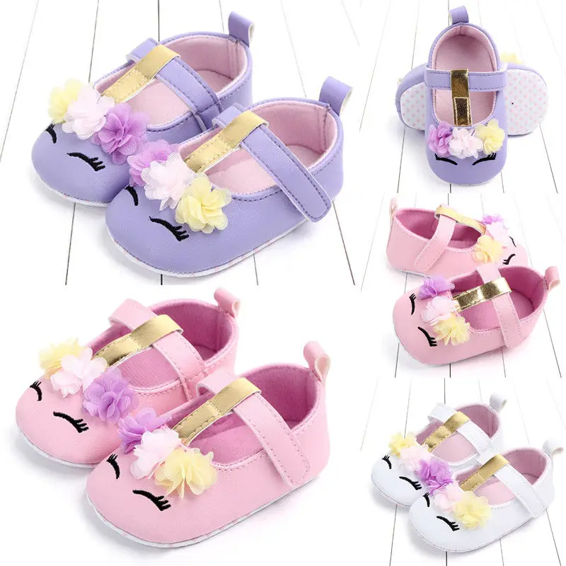 Милое платье принцессы для новорожденных девочек мягкие из искусственной кожи детская обувь прогулочные туфли на плоской подошве с рисунком лошадки вышивать подошва обувь