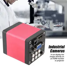 KP-200D Usb микроскоп 13MP 45F/S черный HDMI VGA выход промышленный цифровой микроскоп