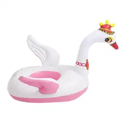Корона Лебедь Плавание Дети поплавок круг надувные средство безопасности для бассейна игрушечные лошадки