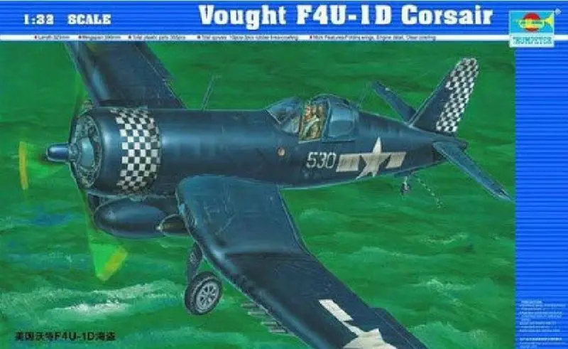 Трубач 02221 1/32 весы Американский F4U-1D модели самолета самолетостроение комплект