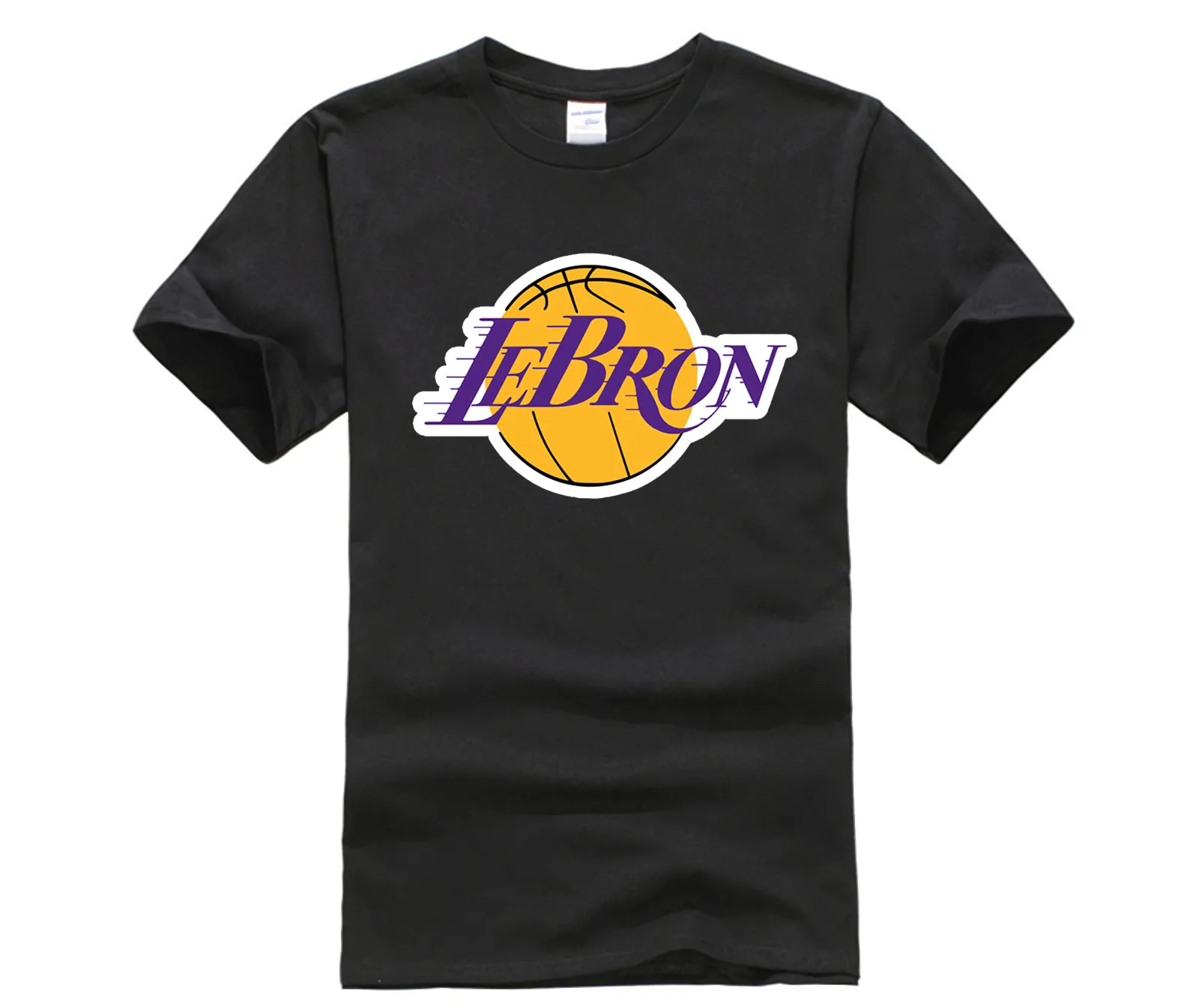 lebron james black lakers shirt