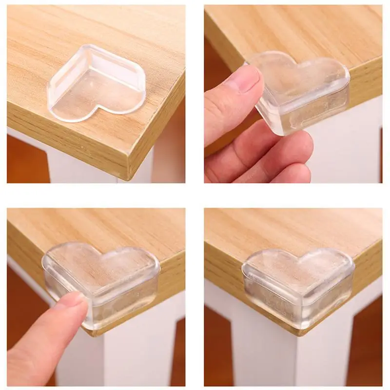 

4pcs/set Baby Safety Table Desk Edge Guard Strip Home Cushion Guard Strip Safe Protection Children Bar Strip Soft Thicken Bumper