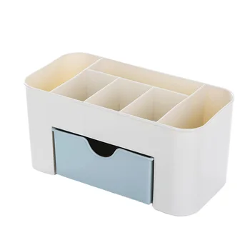 

1Pc Storage Box Multifunctional Desktop Saving Space Sundries Collection Storage Organizers Cosmetics Box for Home Office