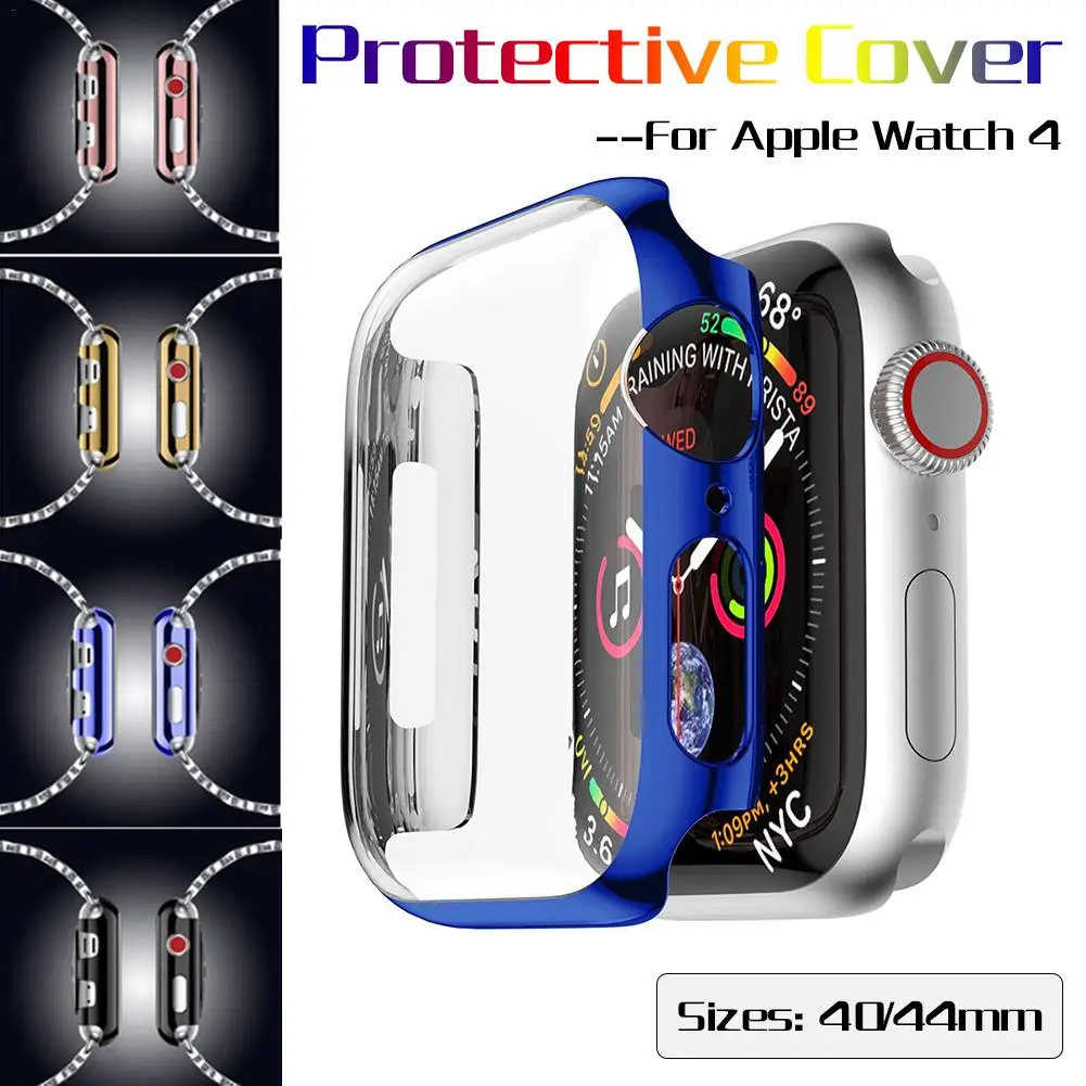 

For Apple Watch 4 Electroplated Plated Protective Case Cover Protector 40/44mm