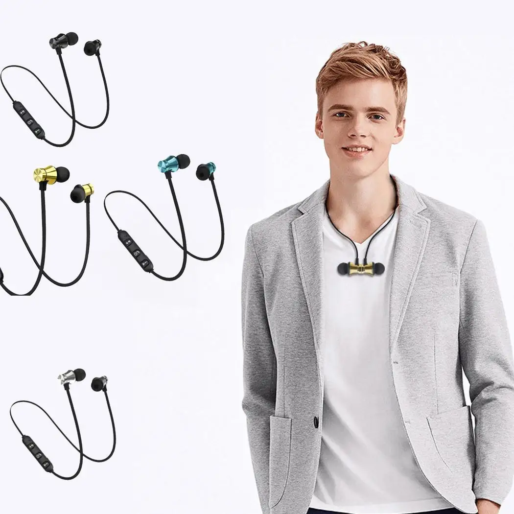 Стерео наушники вкладыши громкой связи Bluetooth Спорт около 5 H комплект 4 18g 160