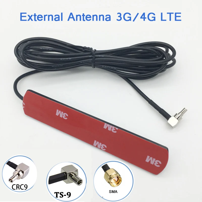 3g 4G антенна 4G LTE патч антенна 4G маршрутизатор Антенна С CRC9 разъемом с 3 метровым кабелем для huawei маршрутизатор USB модем