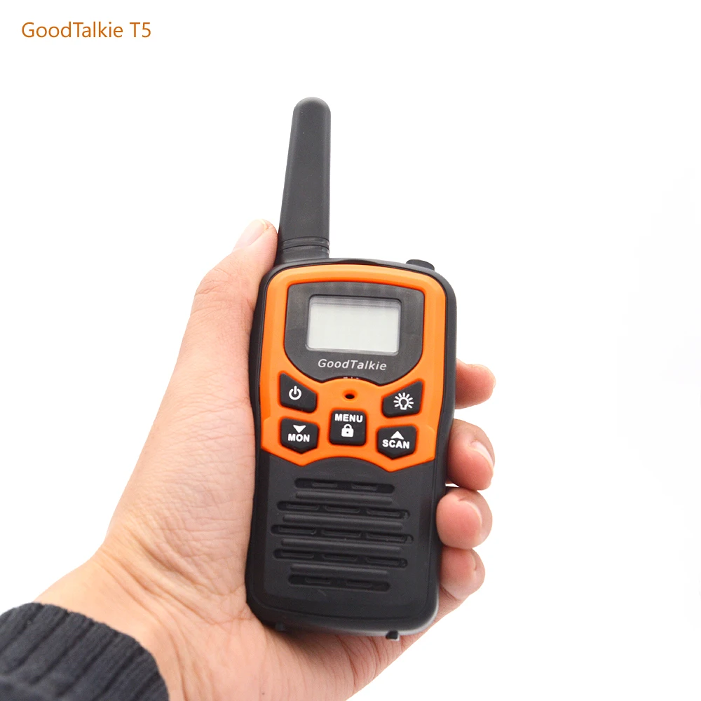 2 шт GOODTALKIE T5 Walkie Talkie UHF частота портативный двухсторонний радиоприемник заказной чехол для рации