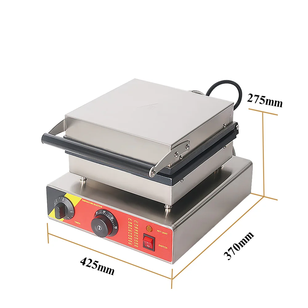 ITOP Electric Waffle Maker Machine Timer Thermostat Control Bakeware Waffle Machine Sandwich Non-stick Bubble Egg Cake Oven