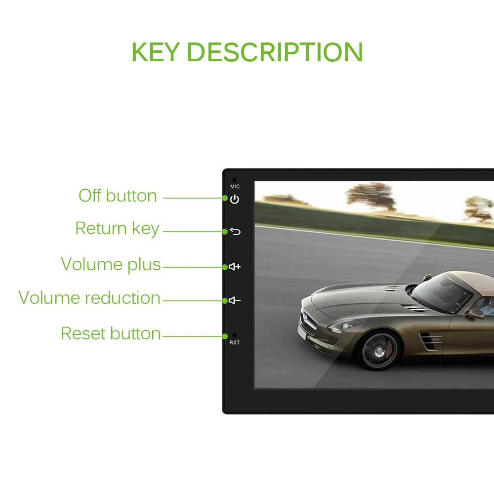 Автомобильный Bluetooth плеер автомобильный радиоплеер Поддержка Android телефон