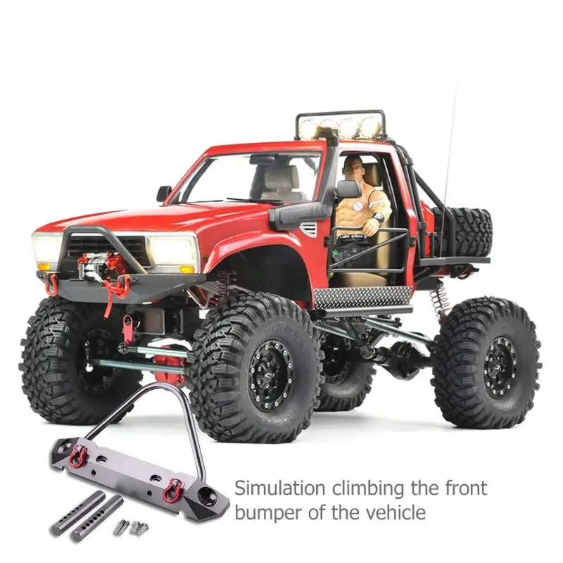 Металлический передний бампер подходит для осевой модели Scx10 1:10 RC Рок Гусеничный Автомобиль Аксессуары RC игрушки для детей и взрослых