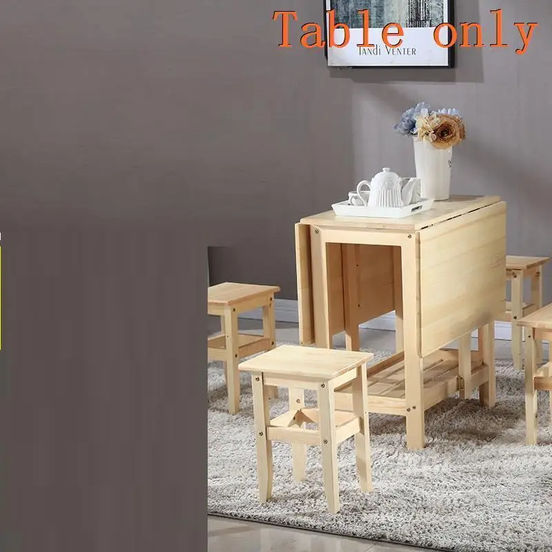 Dinning Set Comedores Mueble Eettafel Tisch Room Tavolo Da Pranzo Retro Wooden Folding De Jantar Tablo Mesa Comedor Dining Table