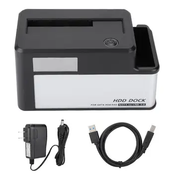 

computer cable organizer Single-bay USB3.0 2.5/3.5 SATA External Hard Drive HDD Docking 110V-240V US computer cable adaptors