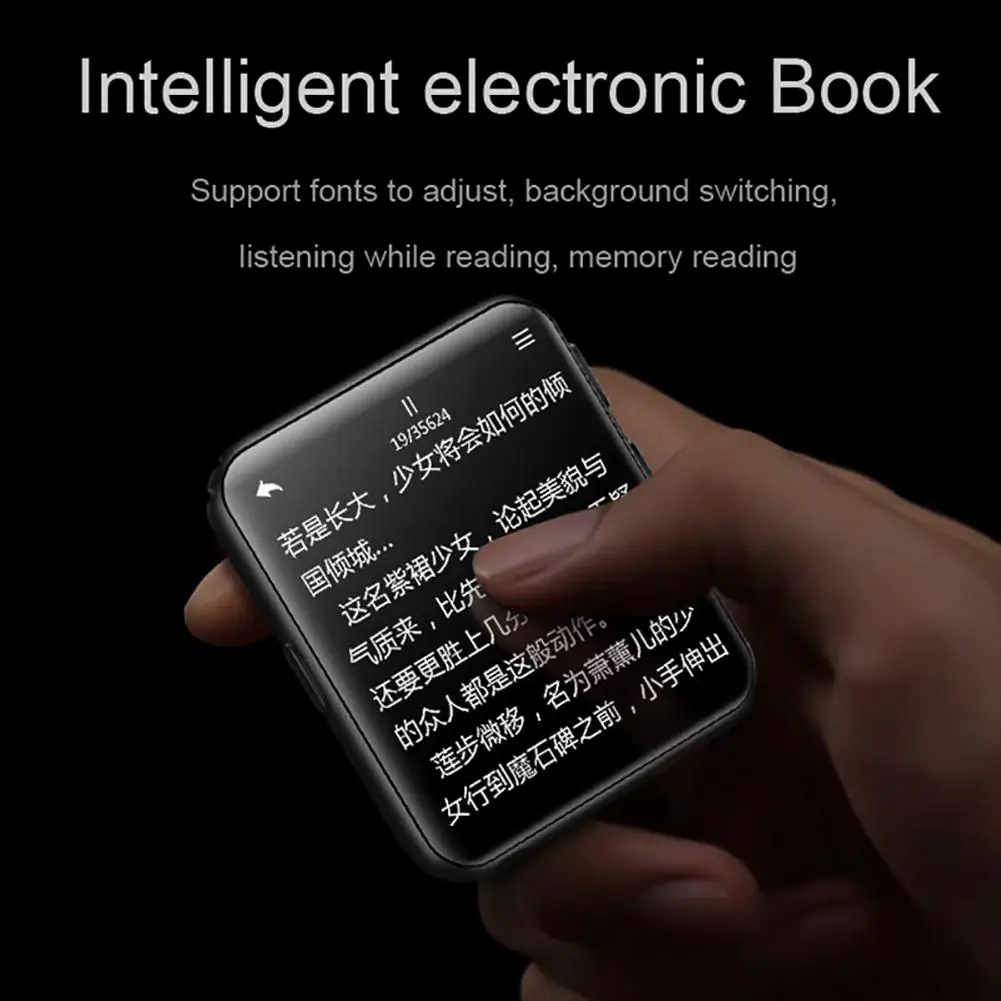 K1 4G 8G 16G полный экран Bluetooth MP4 плеер с сенсорным управлением модная Мини