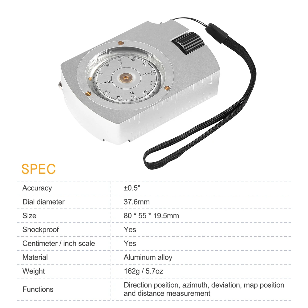 Открытый Кемпинг Туризм портативный карманный многофункциональный компас навигационная карта положение Расстояние Измерительный компас
