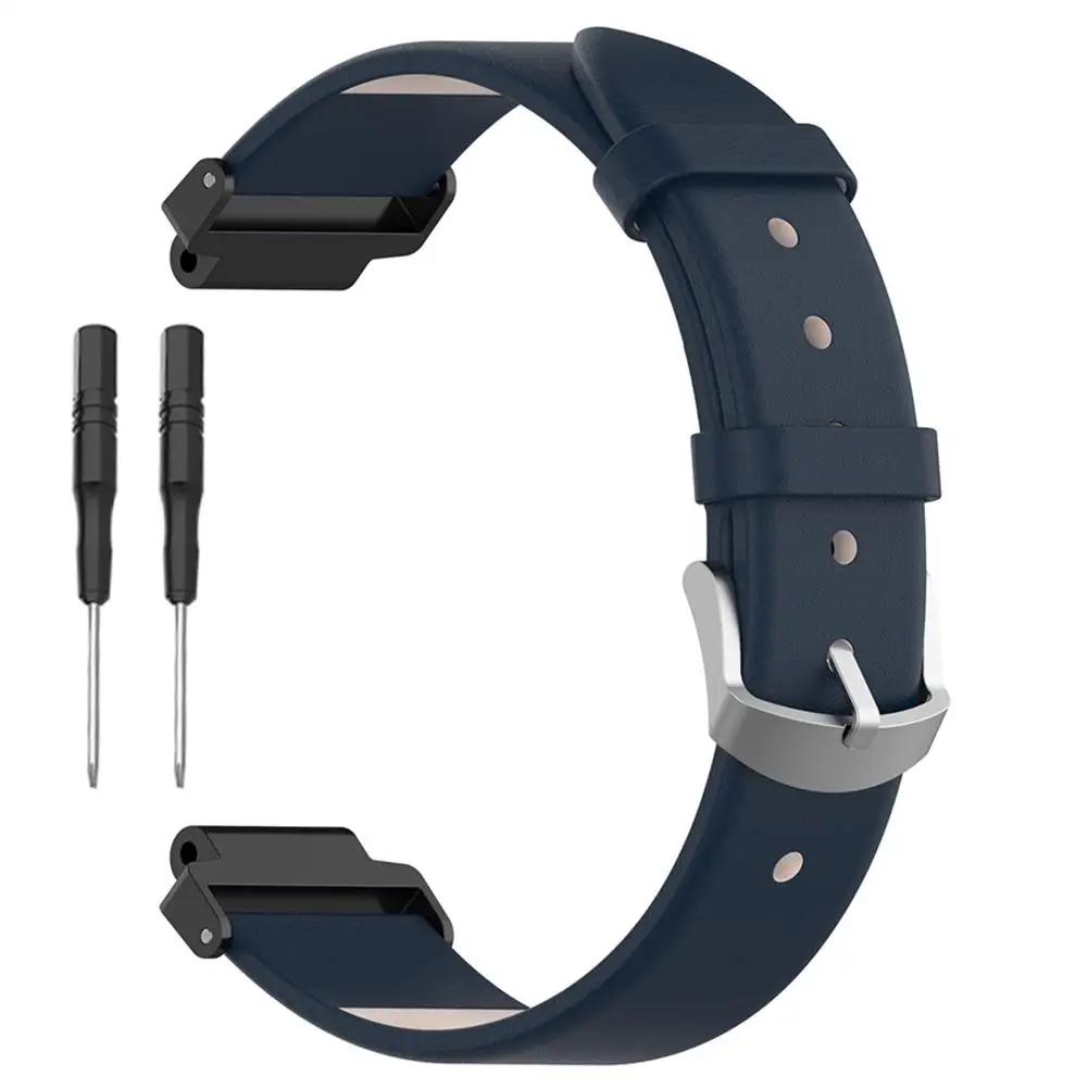 Сменный ремешок из натуральной кожи для наручных часов Garmin Forerunner 230 235 220 620 630 735