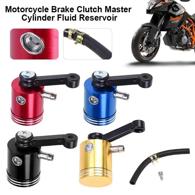 

CNC Aluminum Alloy Motorcycle Brake Clutch Master Cylinder Fluid Reservoir Tank Oil Cup For Yamaha FZS Kawasaki Honda Suzuki