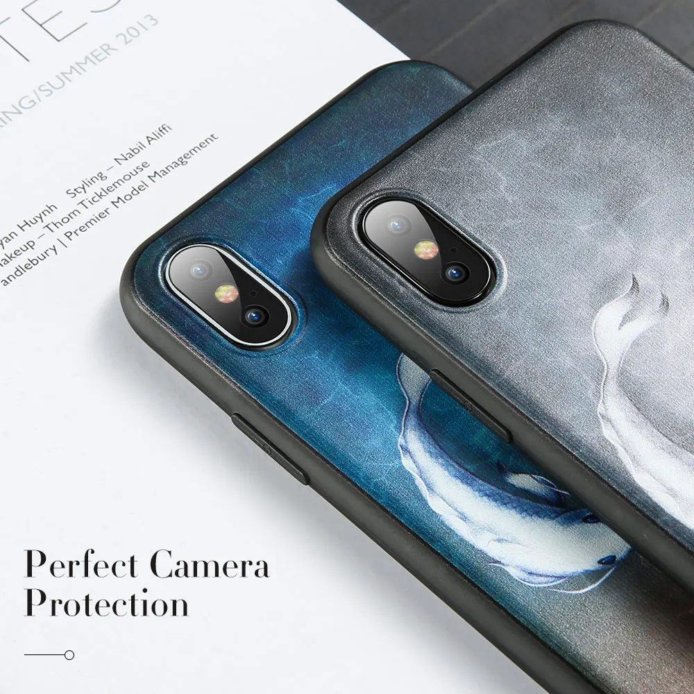 KISSCASE Yin Yang Taiji Fish Case For iPhone 11 Case 6 7 8 6S XR X 3