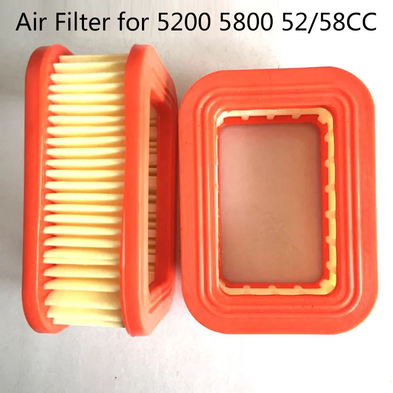 Filtro de aire para cortadora de césped para 5200 5800 52/58CC, reemplazo de sierras mecánicas a gasolina, accesorios de repuesto de gran coincidencia con el Original ► Foto 3/4