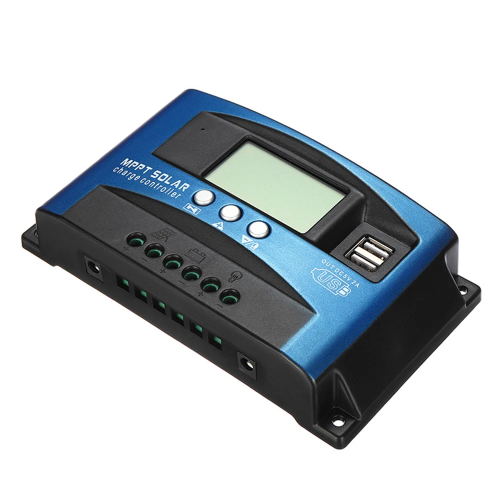 

30/40/50/60/100A Solar Charge Safty Controller Auto 12/24V Solar Panel Battery Regulator Charge Controllers 2019