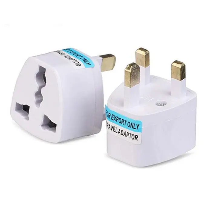 

2019 Travel Adapter UK Plug Adapter White Universal Converter Wall Plug AC Travel Power Plug Charger Adapter for eu/us/au to UK