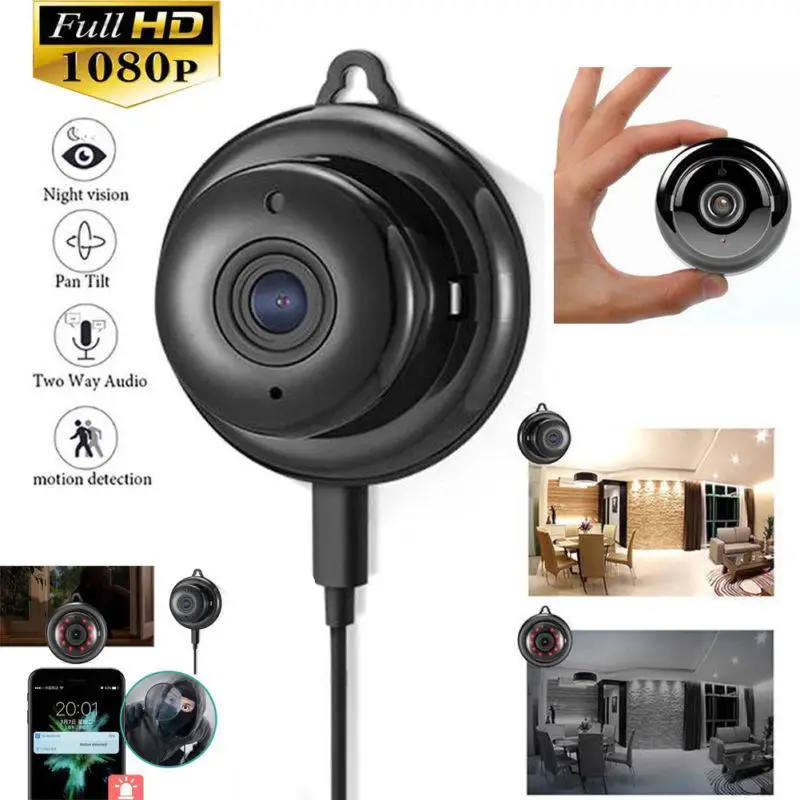Best Chance for  Wireless Mini WIFI IP Camera HD 1080P Home Security Camera with Night Vision With TF card slot r20
