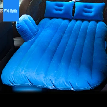 

Car Travel Inflatable Mattress Air Bed Cushion Portable Camping Universal for SUV Extend Air Couch with Two Air Pillows