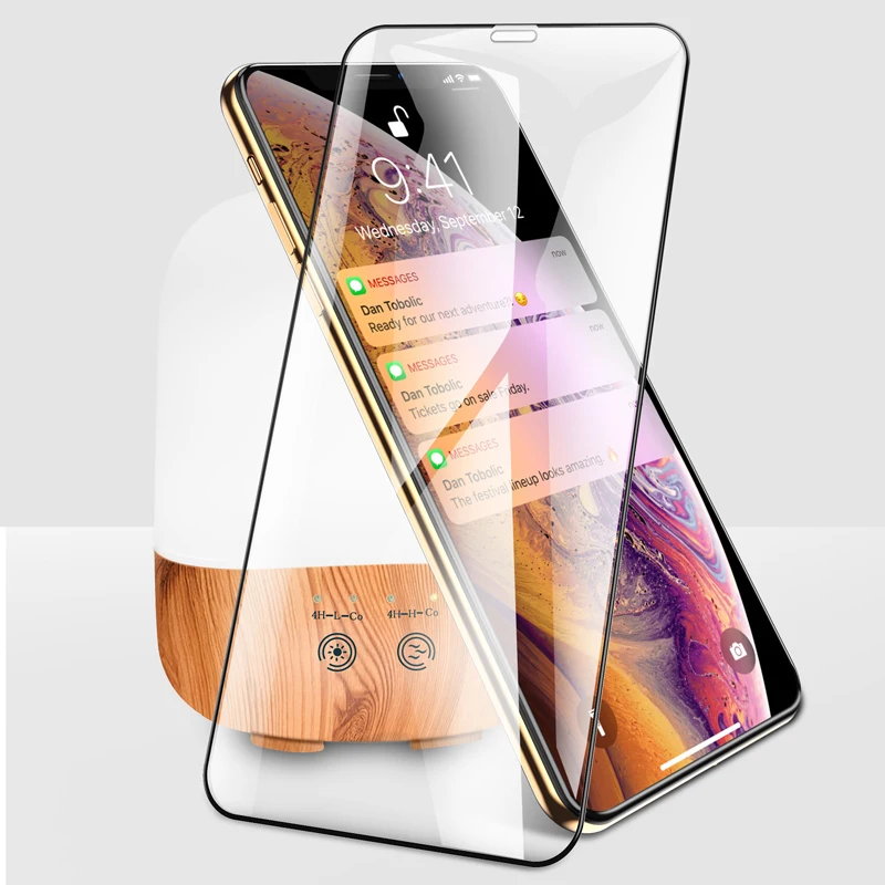 

Moskado 10D Curved Edge Tempered Glass For iPhone 6 6S 7 8 Plus X XR XS Max Glass HD Full Cover For iPhone Screen Protector film