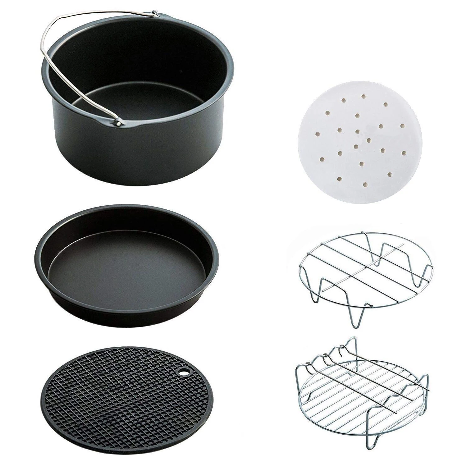 

Air Fryer Accessories Air Fryer Set for Phillips Cozyna Air Fryer and Gowise Air Fryer Fit all 3.7QT - 5.3QT - 5.8QT