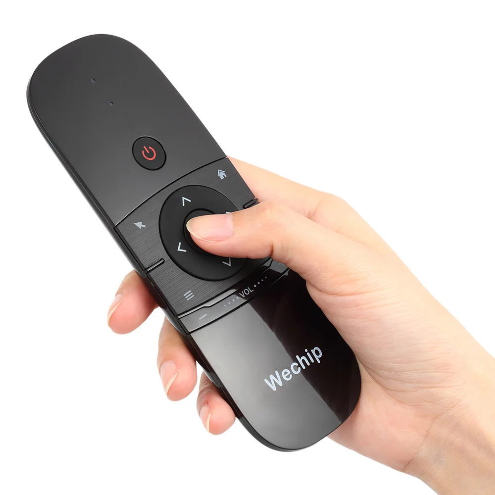 Wechip W1 клавиатура Беспроводной 2 4G Fly Air Мышь 6 осный датчик движения ИК пульт