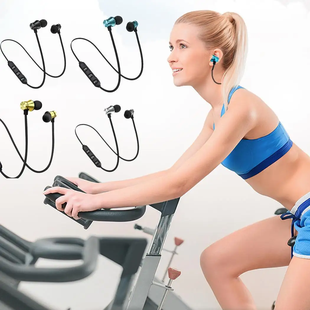 Стерео наушники вкладыши громкой связи Bluetooth Спорт около 5 H комплект 4 18g 160