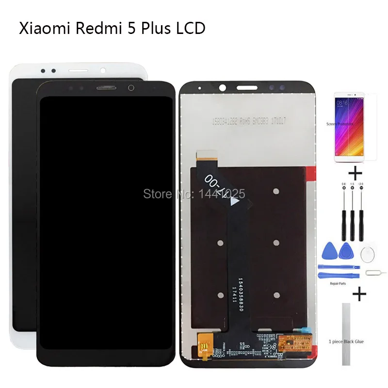 

Display Screen Replace For Xiaomi Redmi 5 Plus LCD Touch screen 5.99 inch black white For Xiaomi Redmi 5 Plus LCD Touch screen