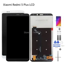 Écran tactile LCD de remplacement, 5.99 pouces, noir et blanc, pour Xiaomi Redmi 5 Plus=