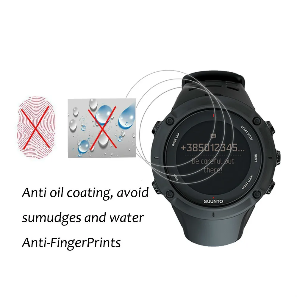 3 упаковки для Suunto Ambit 3 пиковые спортивные Смарт-часы 5H Взрывозащищенная защита экрана прозрачная анти-защита от удара защитная пленка
