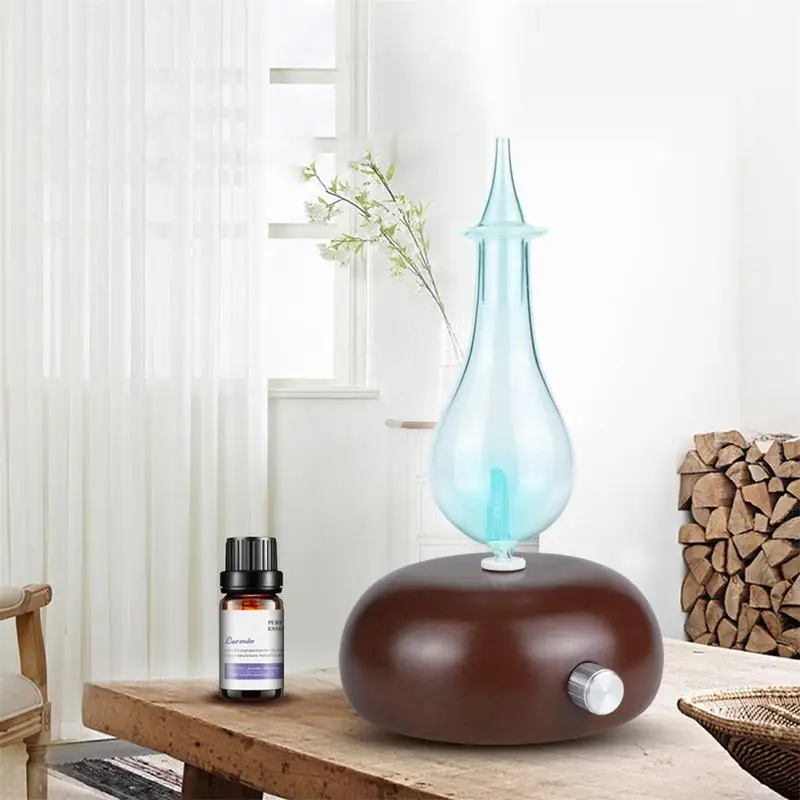 

Electric Aroma Diffuser Wood Grain Night Light Ultrasonic Essential Oil Diffuser Aromatherapy Electric Mist Maker for Home